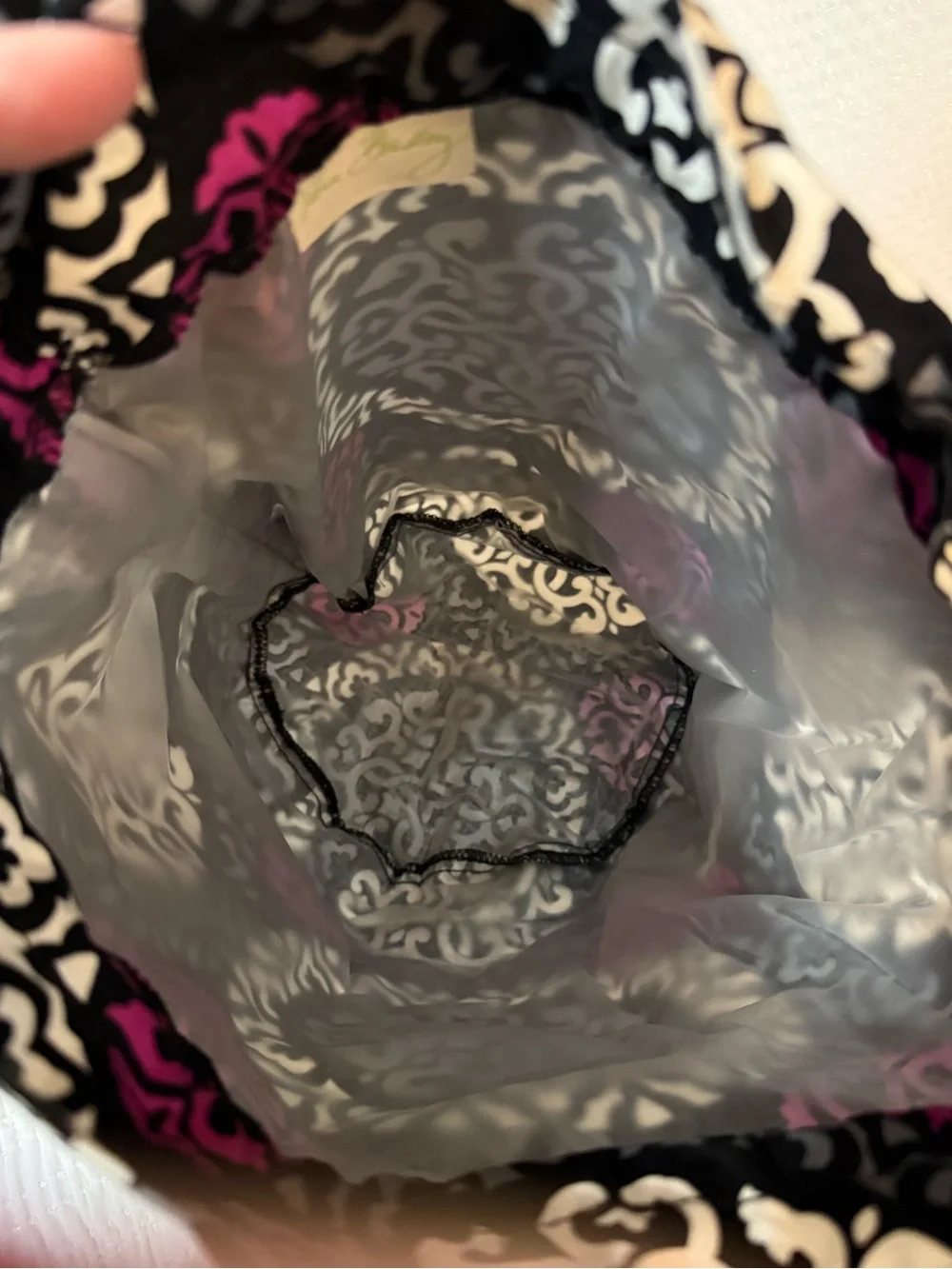 Vera Bradley Canterbury Magenta Ditty Bag